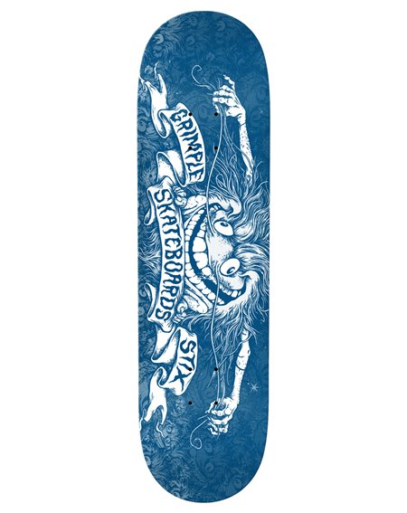 Anti Hero Grimple Stix 8.06" Skateboard Deck Blue