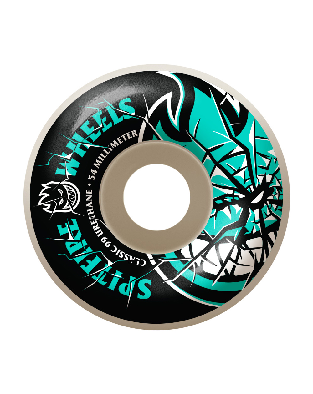 Spitfire Big Head Shattered Classic 54mm 99A Skateboard Räder 4 er Pack