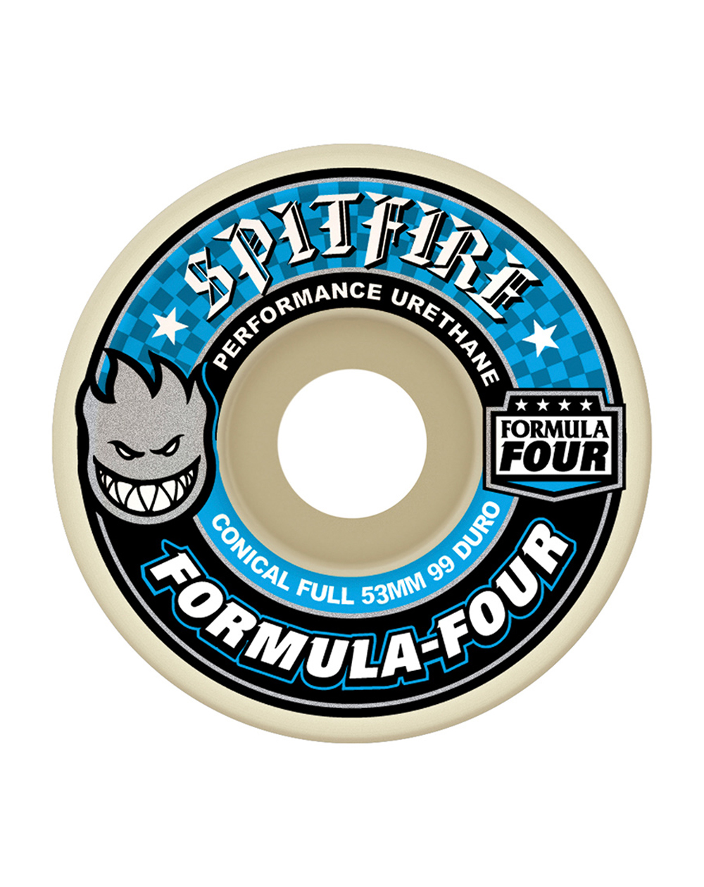 Spitfire Formula Four Conical Full 53mm 99A Skateboard Wheels pack of 4