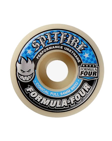 Spitfire Roues Skateboard Formula Four Conical Full 54mm 99A 4 pc