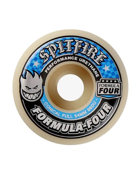 Spitfire Ruote Skateboard Formula Four Conical Full 54mm 99A 4 pz