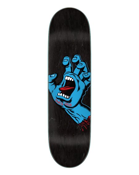 Santa Cruz Screaming Hand 8.6" Skateboard Deck Black