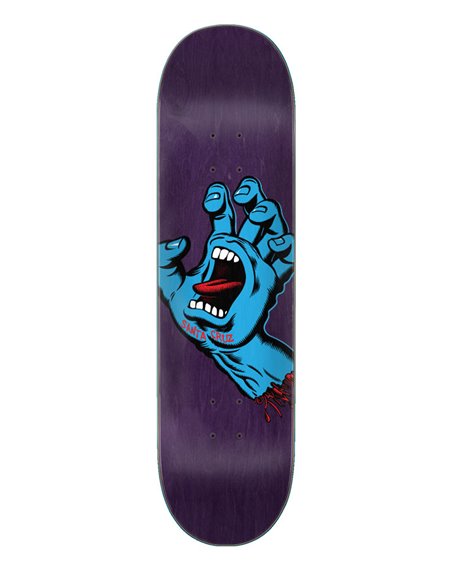 Santa Cruz Tavola Skateboard Screaming Hand 8.375" Purple