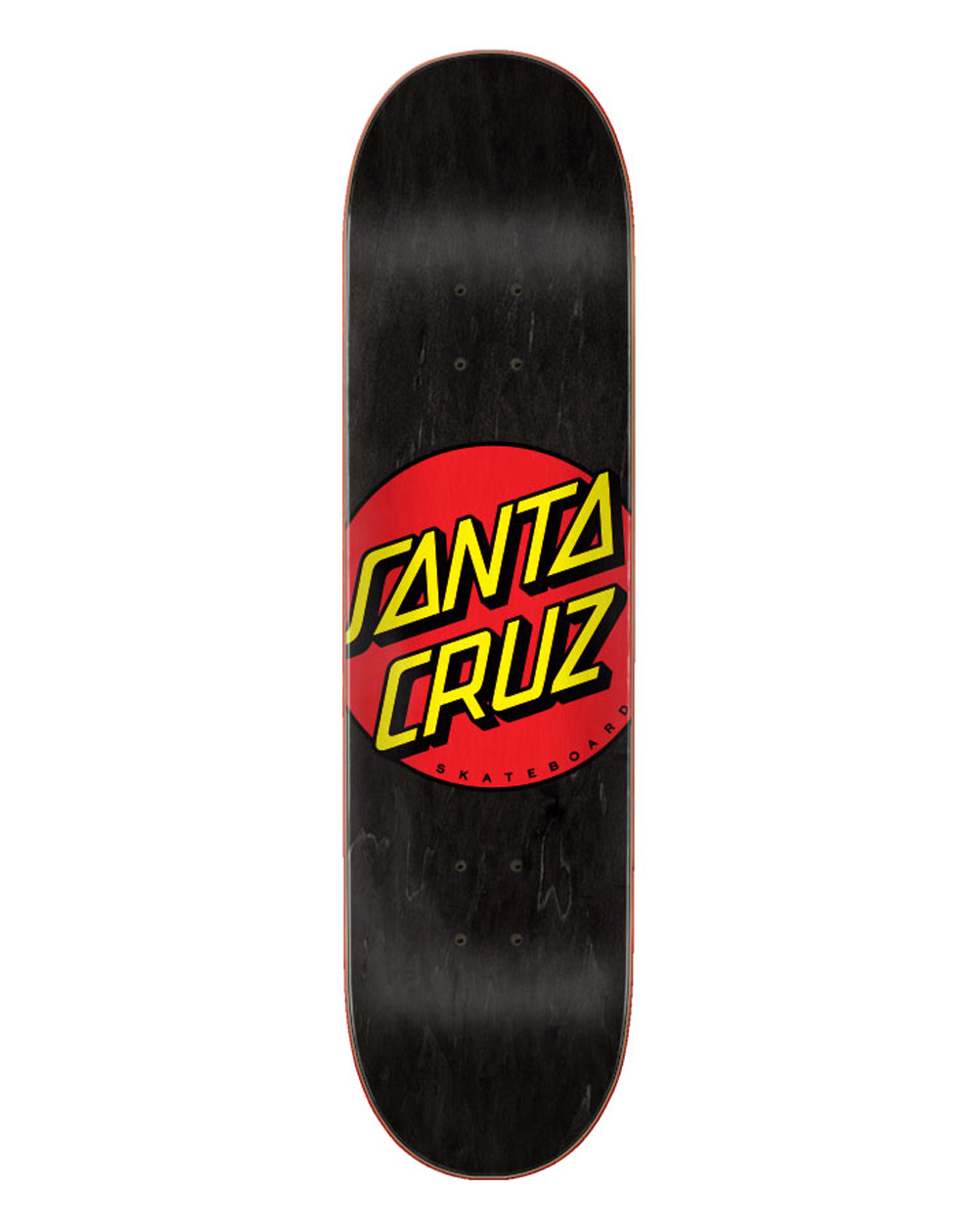 Santa Cruz Shape Skate Classic Dot 8.25" Black