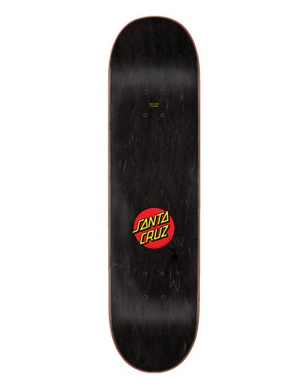 Santa Cruz Tavola Skateboard Classic Dot 8.25" Black
