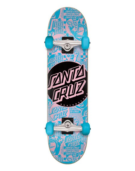 Santa Cruz Flier Dot Full 8" Complete Skateboard