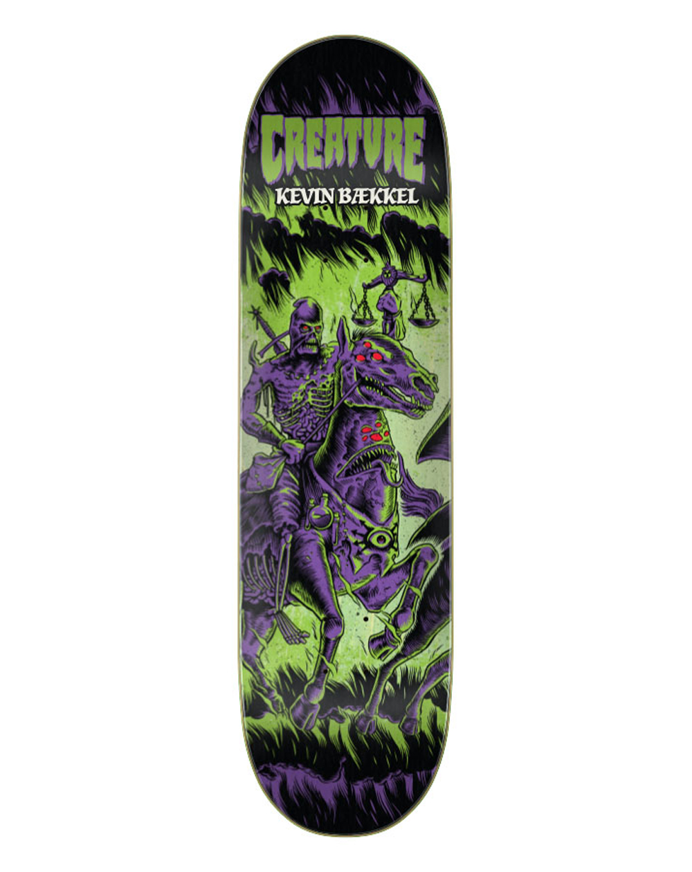 Creature Tabla Skateboard Baekkel Horseman VX 8.5"
