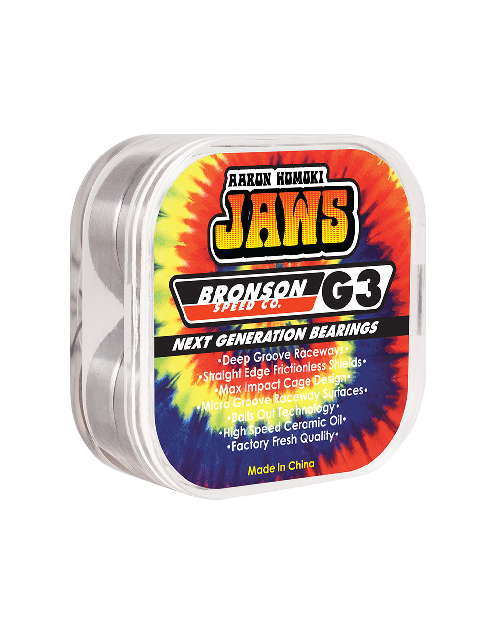 Bronson Speed Co. Cuscinetti Skateboard G3 Pro Aaron JAWS Homoki