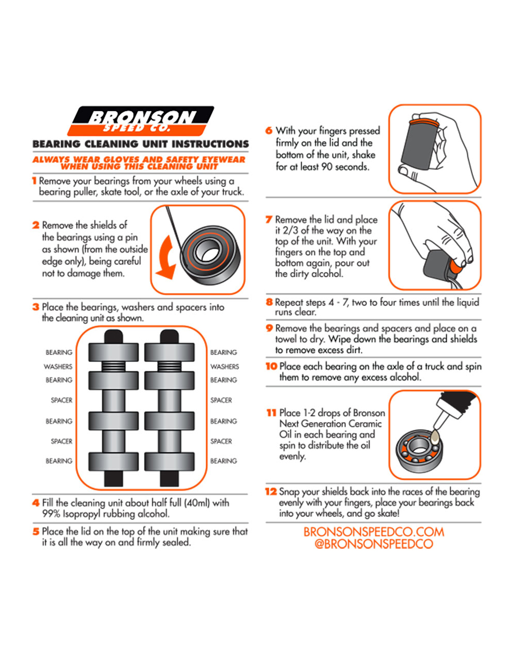 Bronson Speed Co. Next Generation Kugellager Cleaner