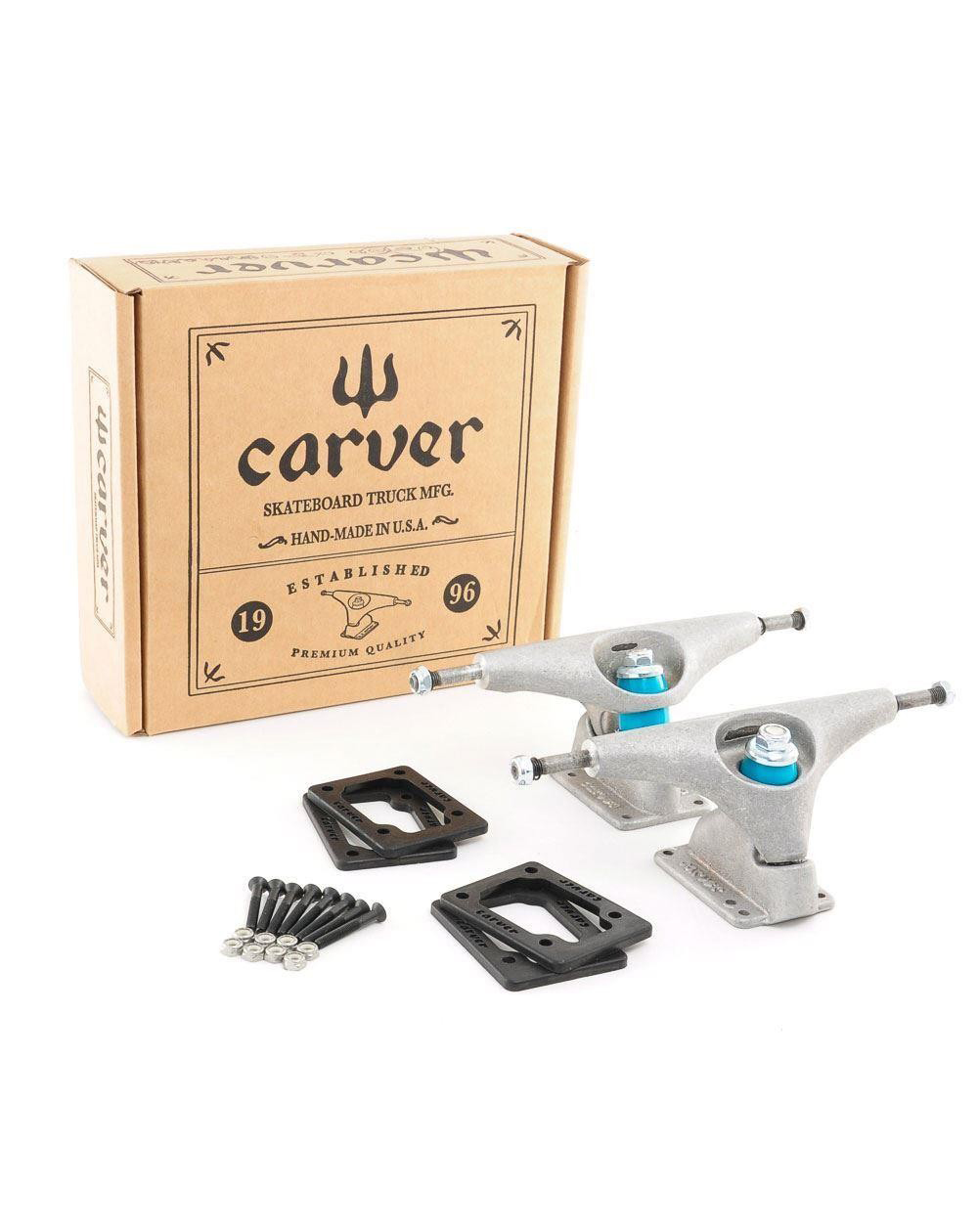 Carver CX Truck Set Skateboard Achsen Raw