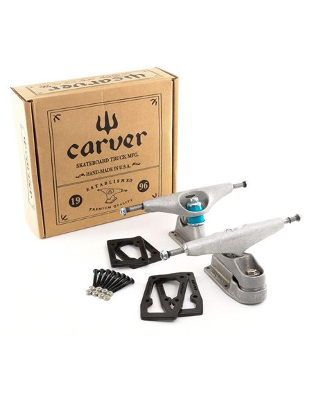 Carver C7 Truck Set Skateboard Achsen Raw