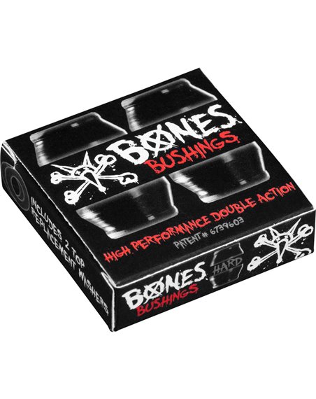 Bones Wheels Gommes Skateboard Hardcore Hard Black