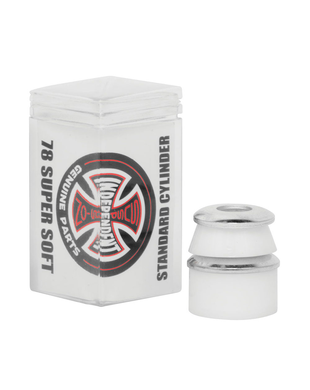 Independent Standard Cylinder Super Soft 78A Skateboard Bushings White