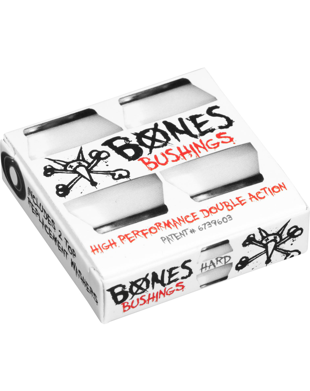 Bones Wheels Amortecedores Skate Hardcore Hard White