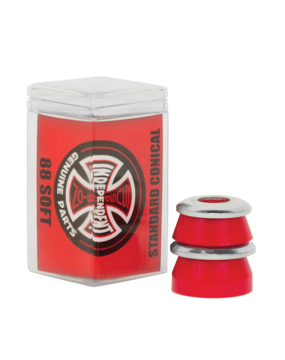 Independent Standard Conical Soft 88A Skateboard Gleitlager Red