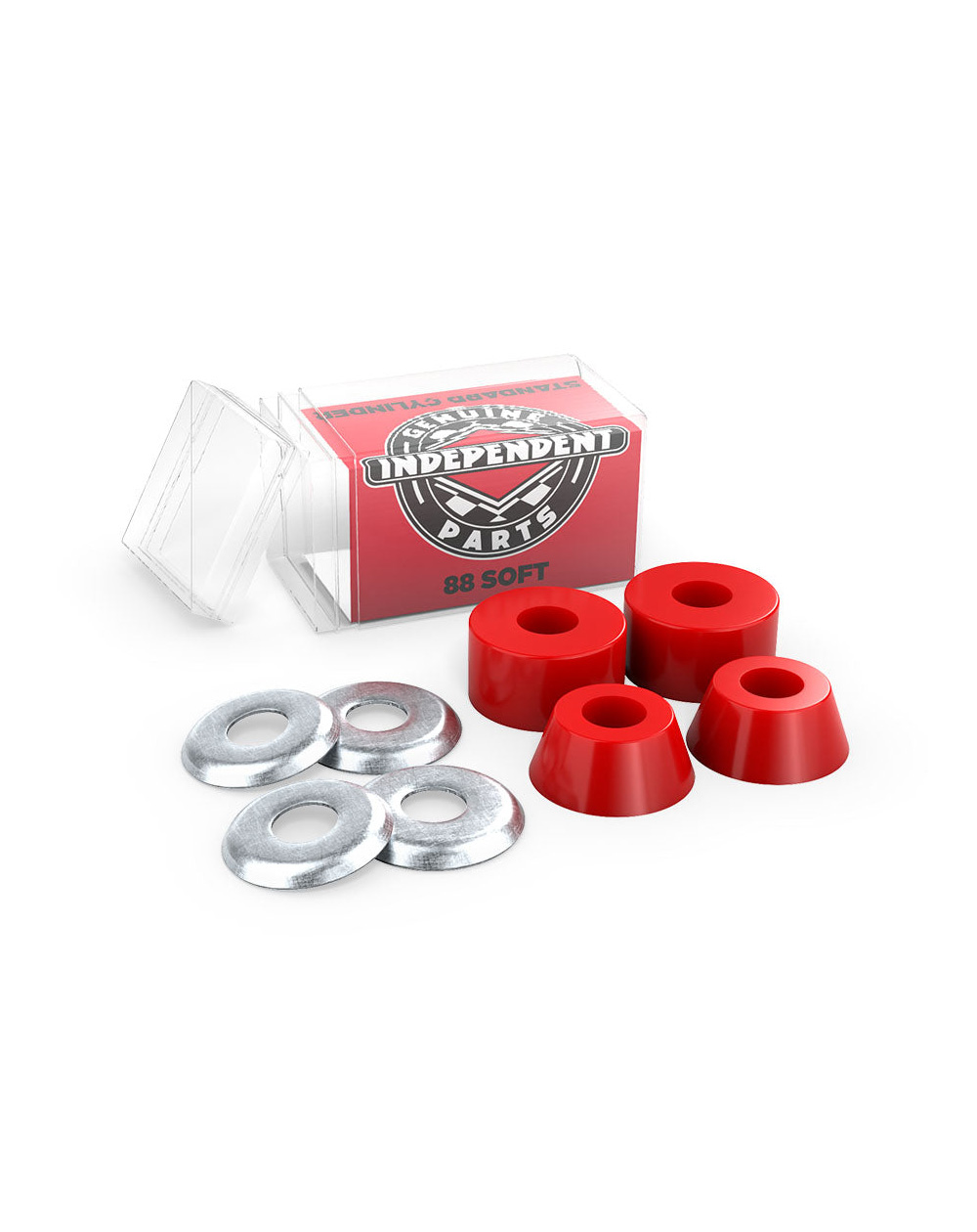 Independent Cojinetes Skateboard Standard Cylinder Soft 88A Red