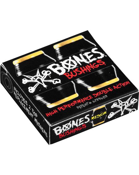 Bones Wheels Gommes Skateboard Hardcore Medium Black