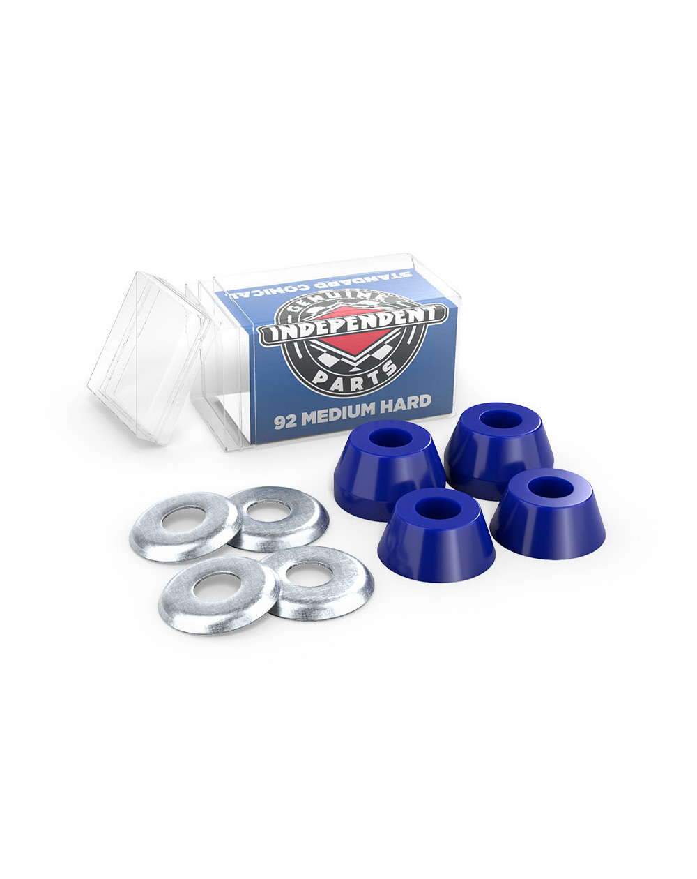 Independent Standard Conical Medium Hard 92A Skateboard Bushings Blue