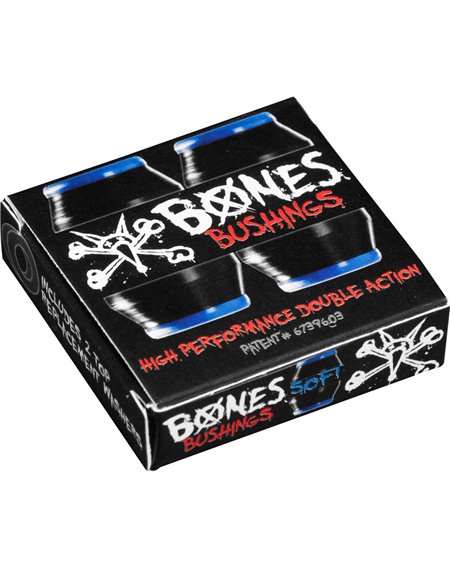 Bones Wheels Gommes Skateboard Hardcore Soft Black