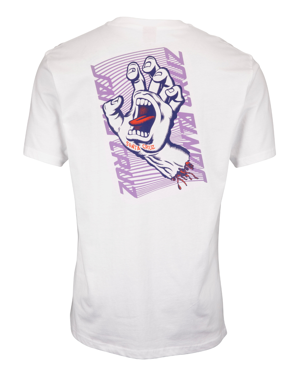 Santa Cruz Split Strip Hand Camiseta para Hombre White