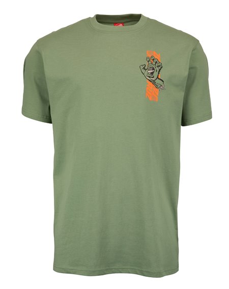 Santa Cruz Split Strip Hand T-Shirt Uomo Vintage Ivy