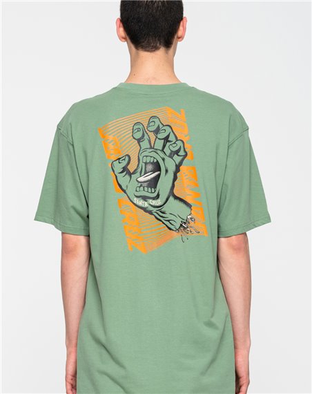 Santa Cruz Split Strip Hand T-Shirt Uomo Vintage Ivy