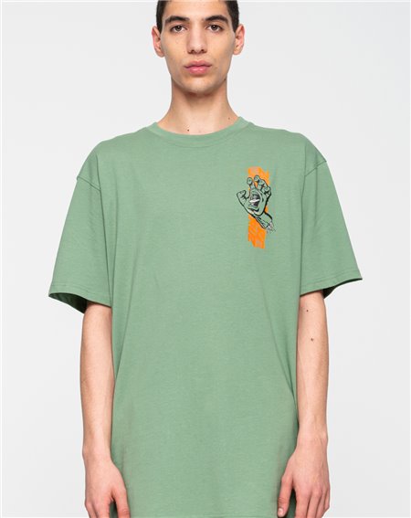 Santa Cruz Split Strip Hand T-Shirt Uomo Vintage Ivy