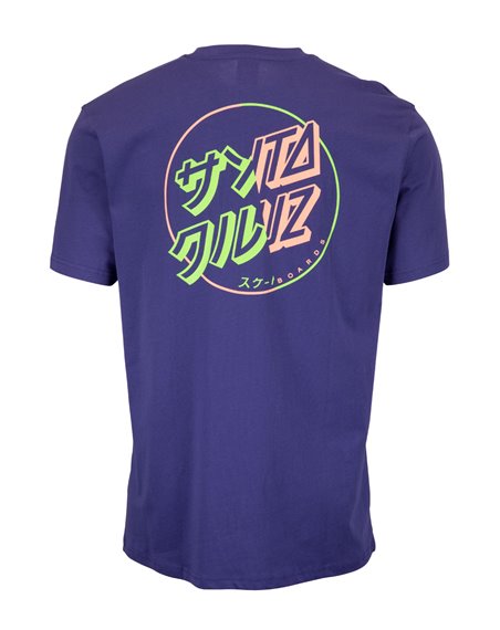 Santa Cruz Men's T-Shirt Divide Dot Navy Blue