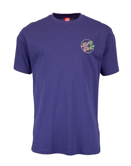 Santa Cruz Men's T-Shirt Divide Dot Navy Blue