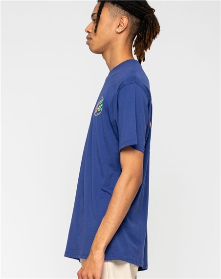 Santa Cruz Men's T-Shirt Divide Dot Navy Blue