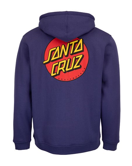 Santa Cruz Herren Zip Kapuzenpullover Classic Dot Navy Blue