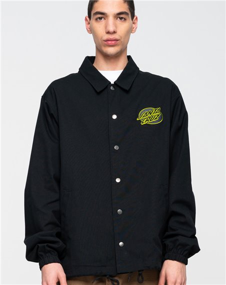 Santa Cruz Lined Oval Dot Blouson Homme Black
