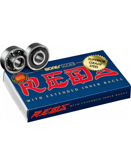 Bones Bearings Races Reds Skateboard Bearings