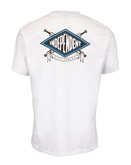 Independent Turn & Burn T-Shirt Homme White
