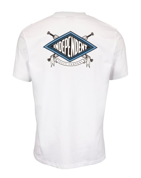 Independent Men's T-Shirt Turn & Burn White