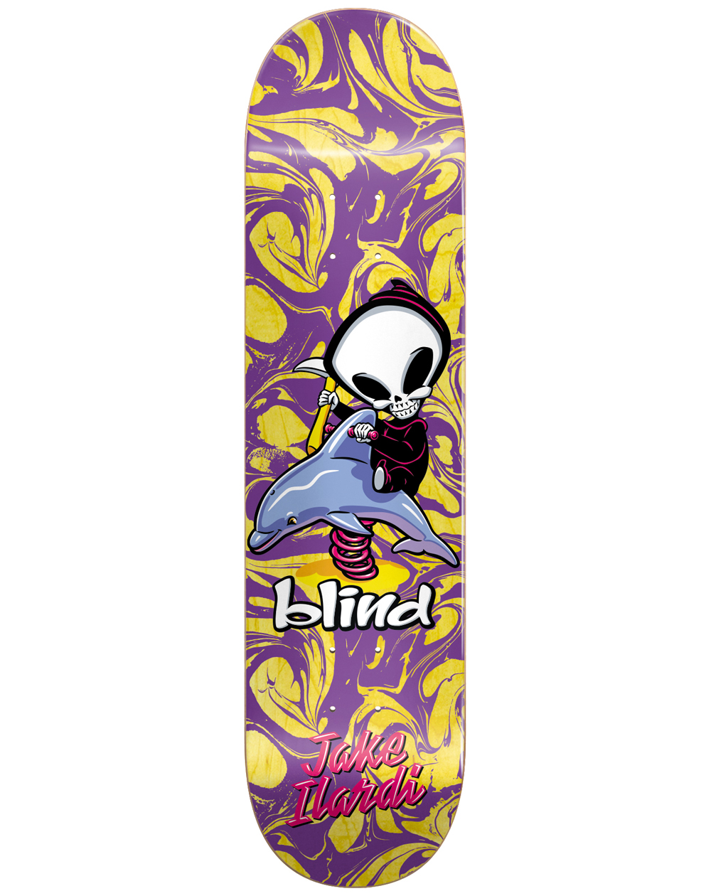 Blind Tabla Skateboard Ilardi Reaper Ride R7 8" Purple