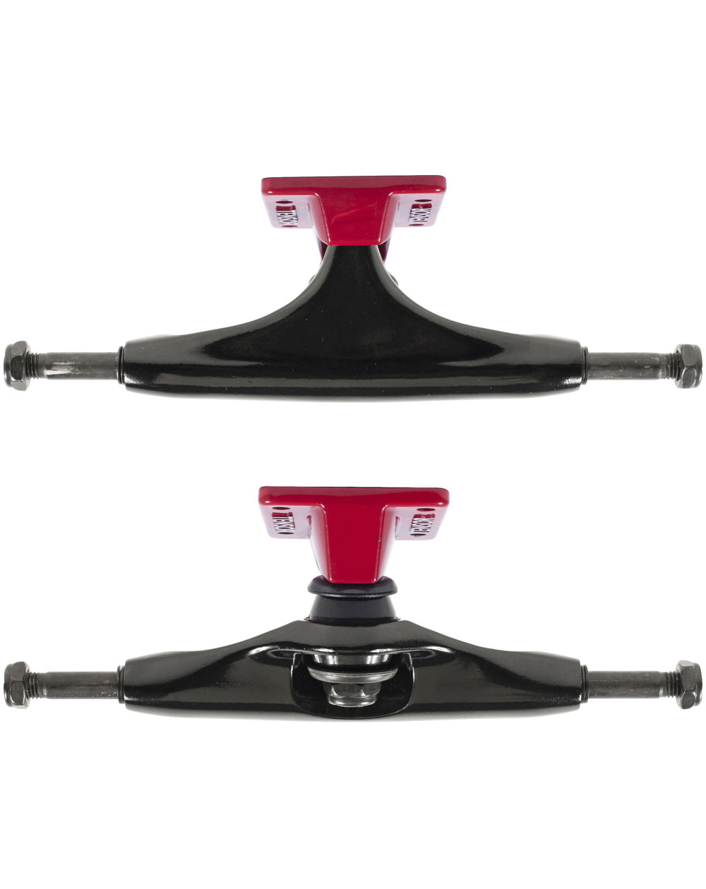 Tensor Trucks Skate Alloys 5.25" Black/Red 2 peças