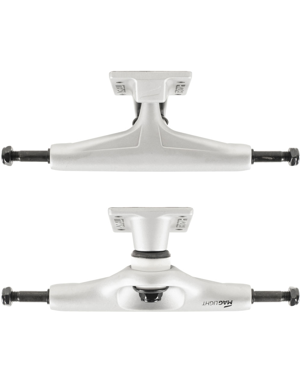 Tensor Mag Light 5.25" Skateboard Trucks Silver pack of 2