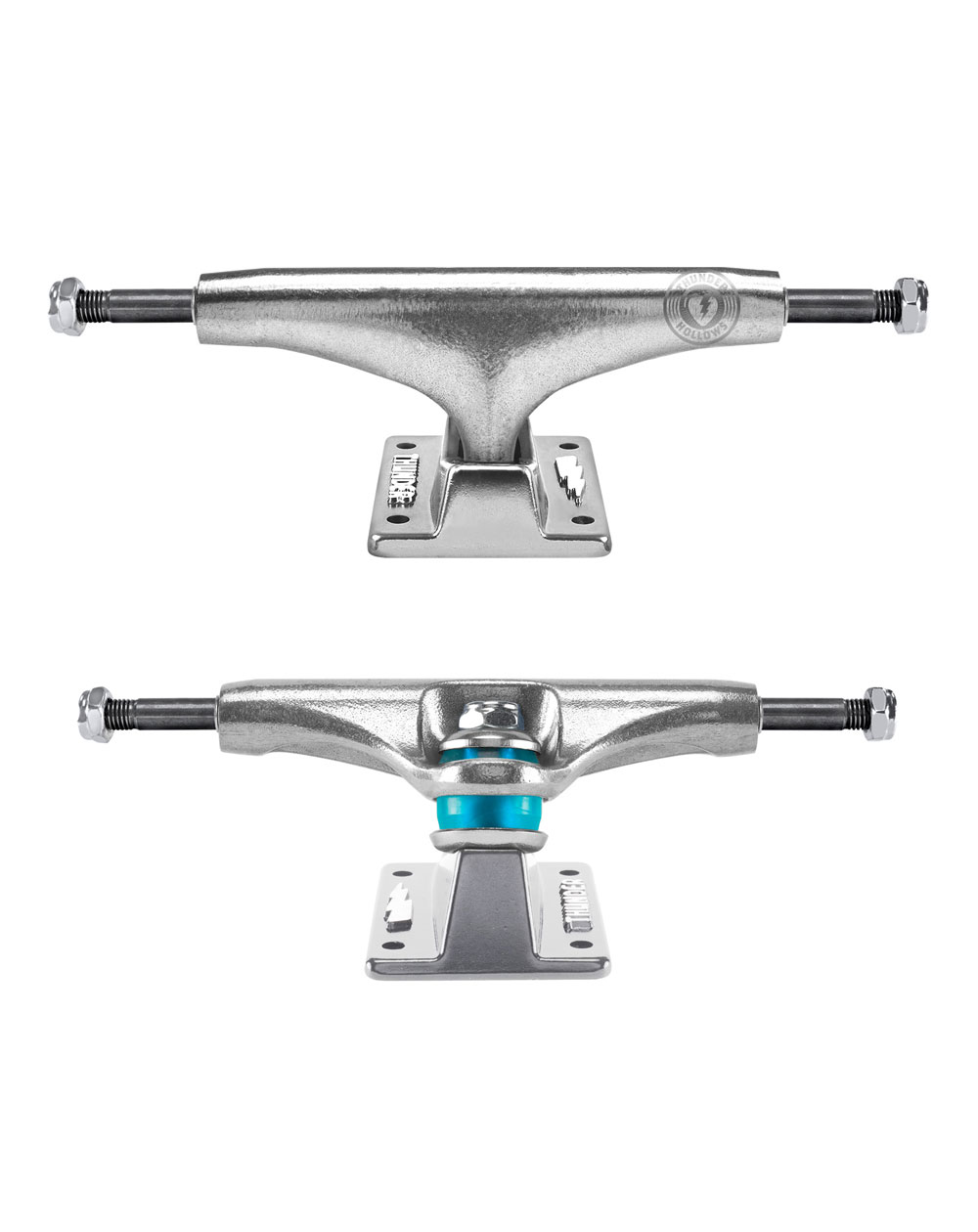 Thunder Hollow Lights Polished 147mm Skateboard Trucks pack of 2