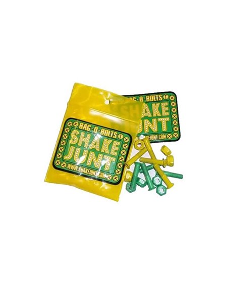 Shake Junt Visserie Skateboard Bag o' Bolts Allen Green/Yellow