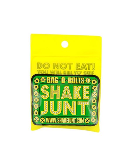 Shake Junt Bag o' Bolts Allen Skateboard Hardware Set Green/Yellow 2
