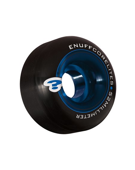 Enuff Corelites 52mm Skateboard Wheels Black/Blue pack of 4