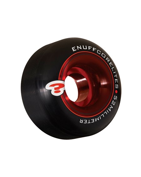 Enuff Corelites 52mm Skateboard Wheels Black/Red pack of 4