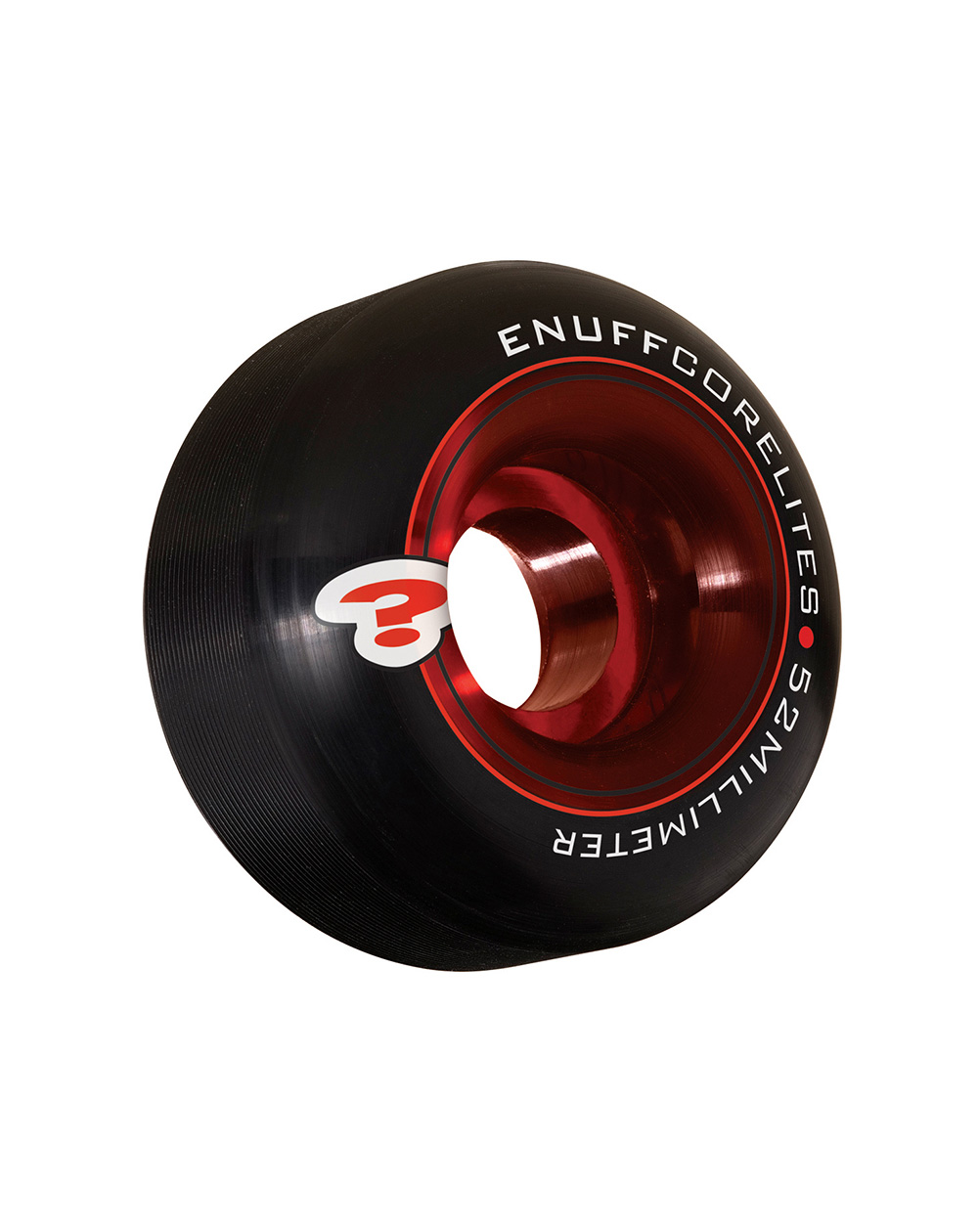 Enuff Corelites 52mm Skateboard Wheels Black/Red pack of 4