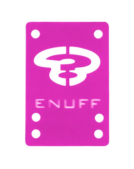 Enuff Elevadores Skateboard Shock 1mm Pink 2 piezas