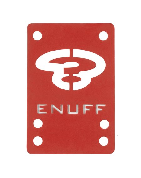 Enuff Shock 1mm Risers Red pack of 2