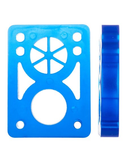 D-Street Soft 1/2-inch Risers Clear Blue pack of 2