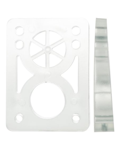 D-Street Soft Wedge 8 to 14 mm Risers Clear pack of 2
