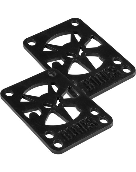 Bones Wheels Pads Skate 1/8-inch Black 2 peças