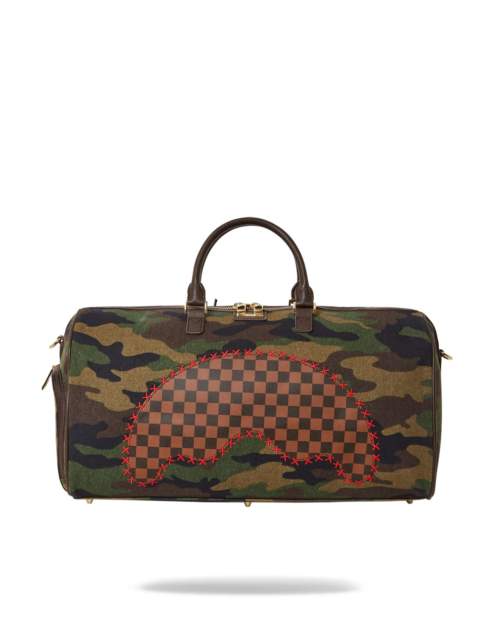 Sprayground Shark Shape Check Reisetasche